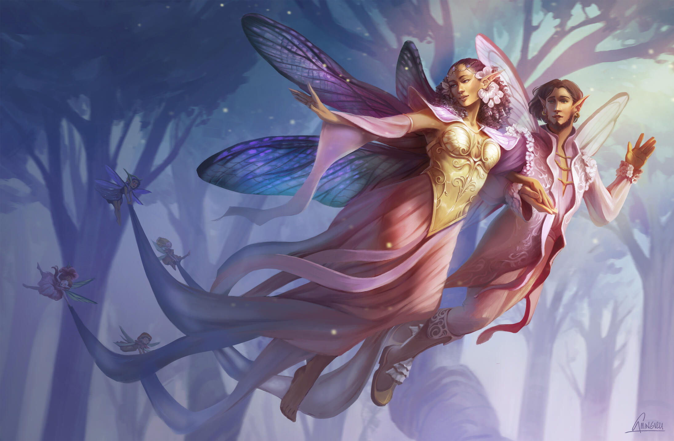 Titania and Oberon, personal project