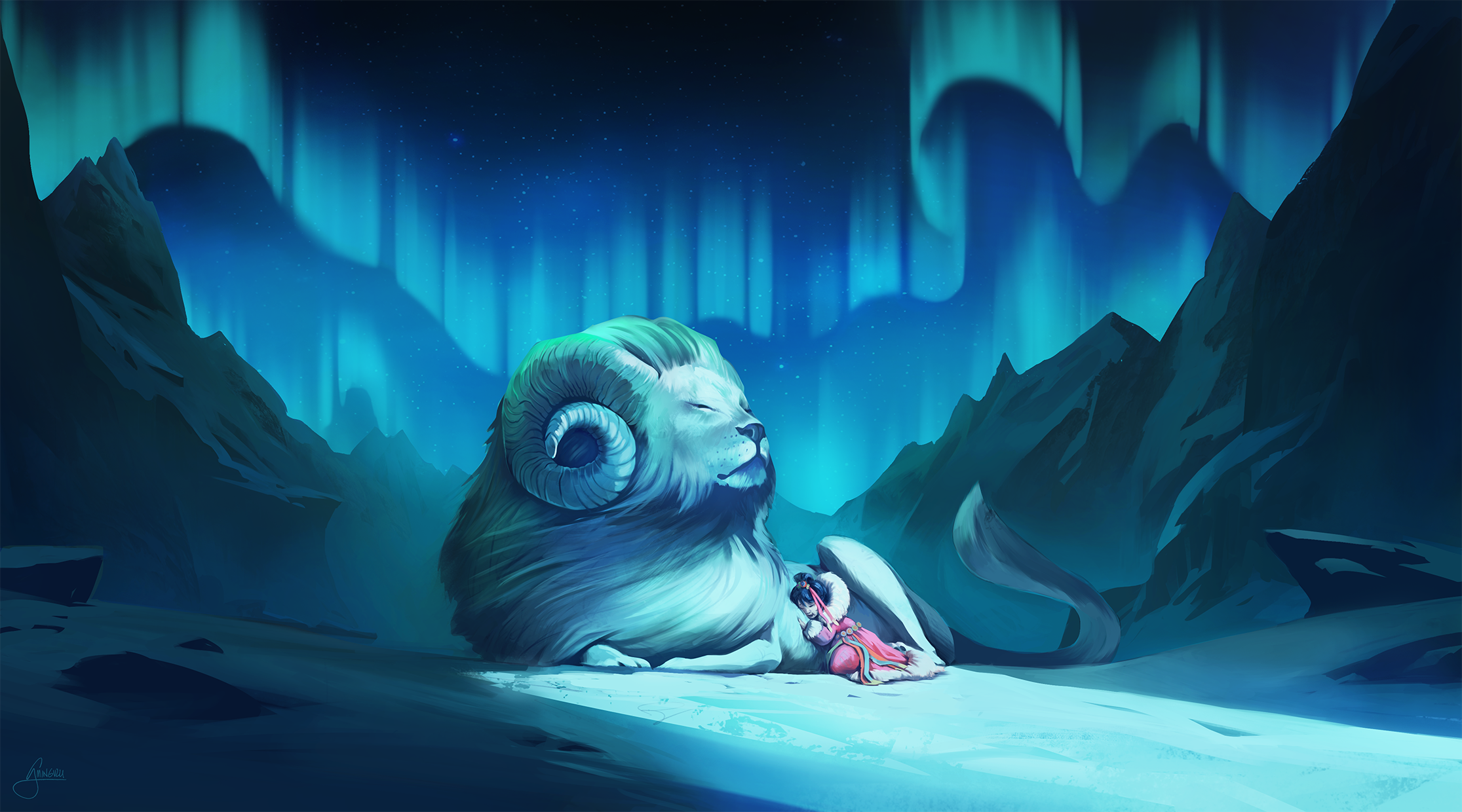 Khalai and the White Lion, personal project